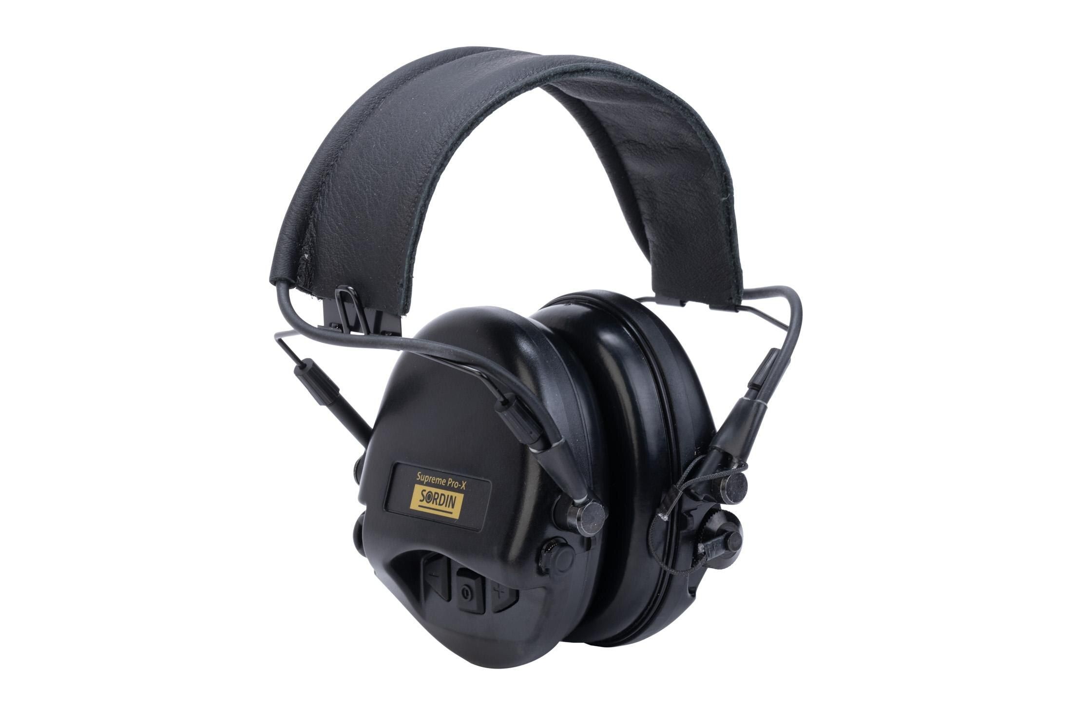 SORDIN SUPREME PRO X Slim イヤマフ Sordin Supreme Pro-X Slim Active Ear Defenders - ARC Rail